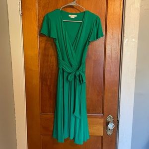 Boden Green Wrap Dress
